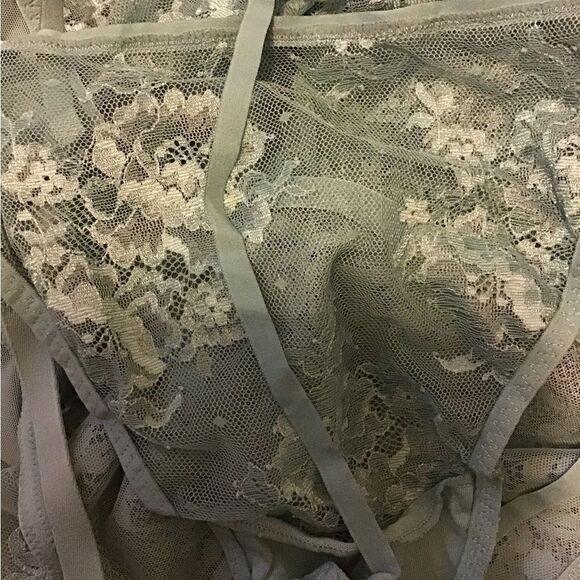 Cacique All-Over Sheer Lace Babydoll 2-Piece Nightie Negligee New Size 22-24 - Picture 3 of 5